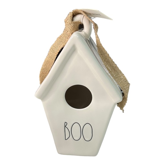 Rae Dunn "BOO" Slant Birdhouse - Picture 1 of 2